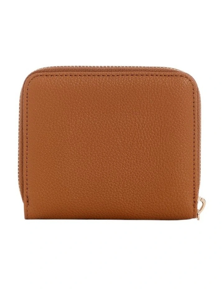 Laurel Small Zip Wallet in Cognac image 2