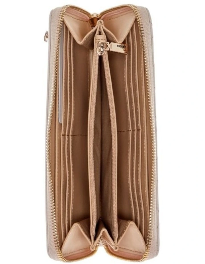 Laurel II Large Zip Around Wallet in Cognac image 2