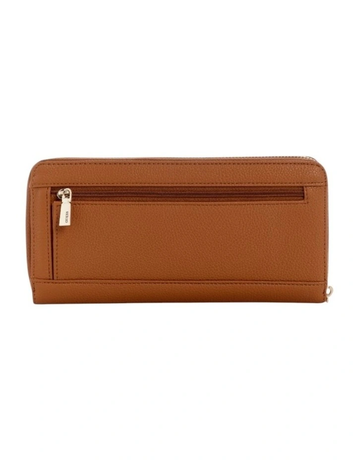 Laurel II Large Zip Around Wallet in Cognac image 3