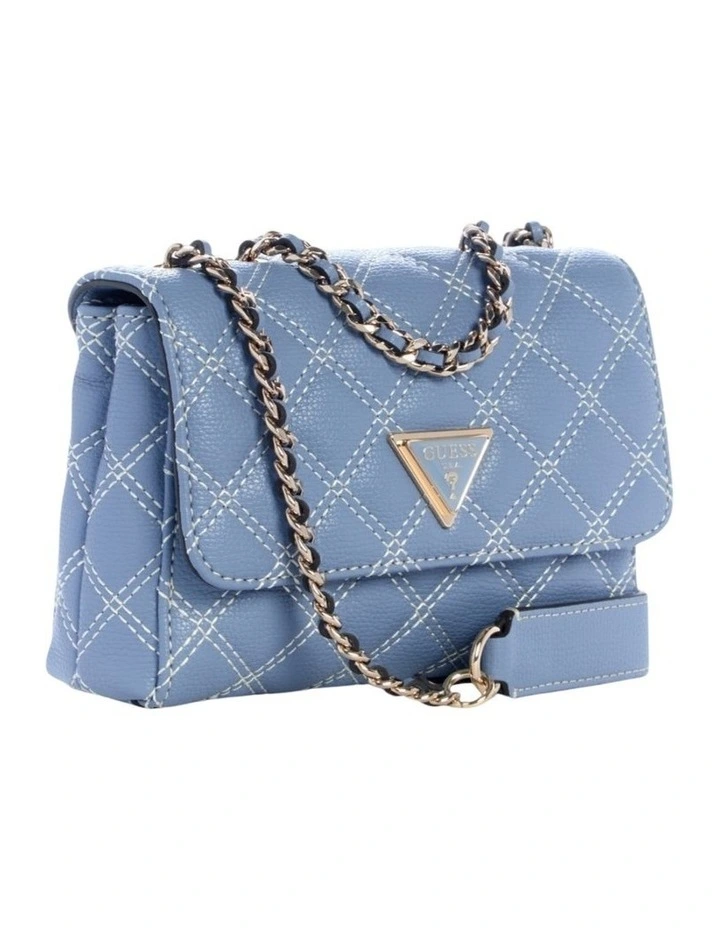 Giully II Mini Convertible Flap Bag in Grey Blue image 2