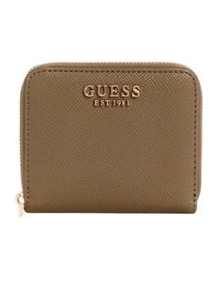 Laurel Small Zip Around Wallet in Dark Taupe