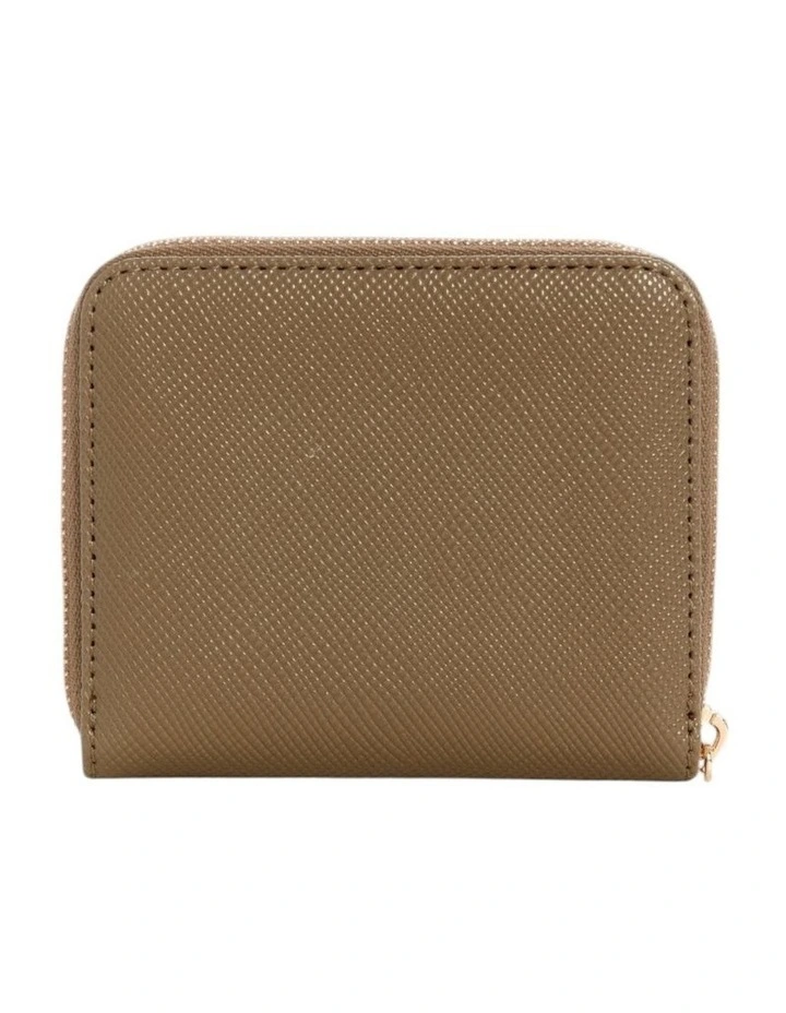 Laurel Small Zip Around Wallet in Dark Taupe image 2