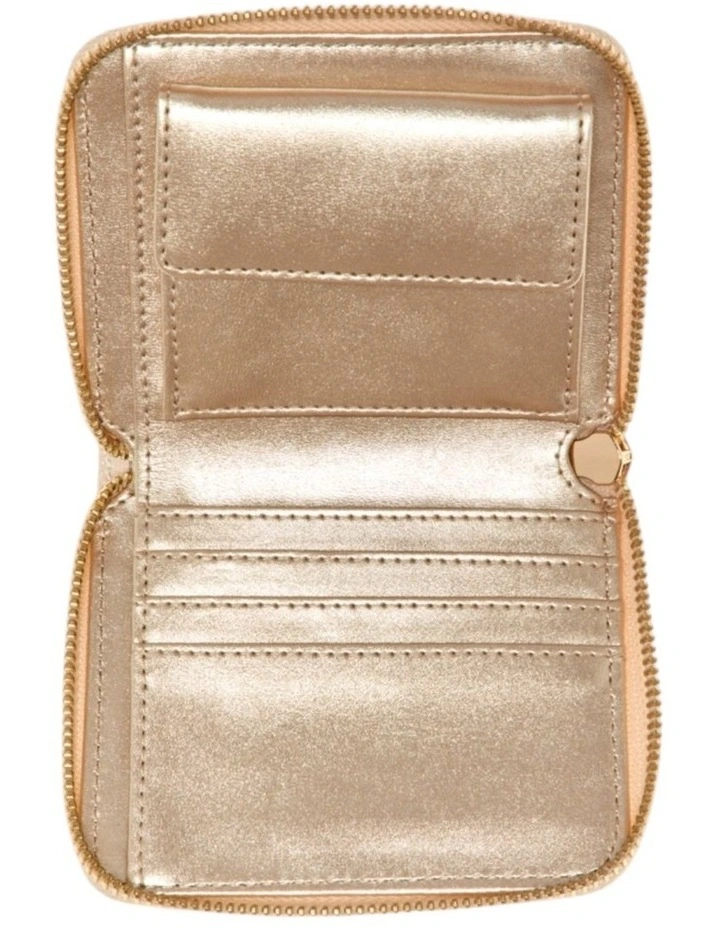 Laurel Small Zip Around Wallet in Dark Taupe image 3