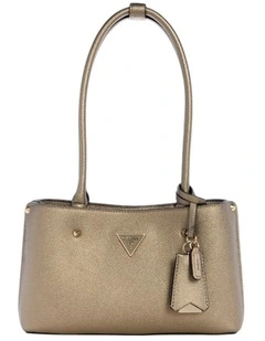 Meridian Shoulder Satchel Bag in Pewter