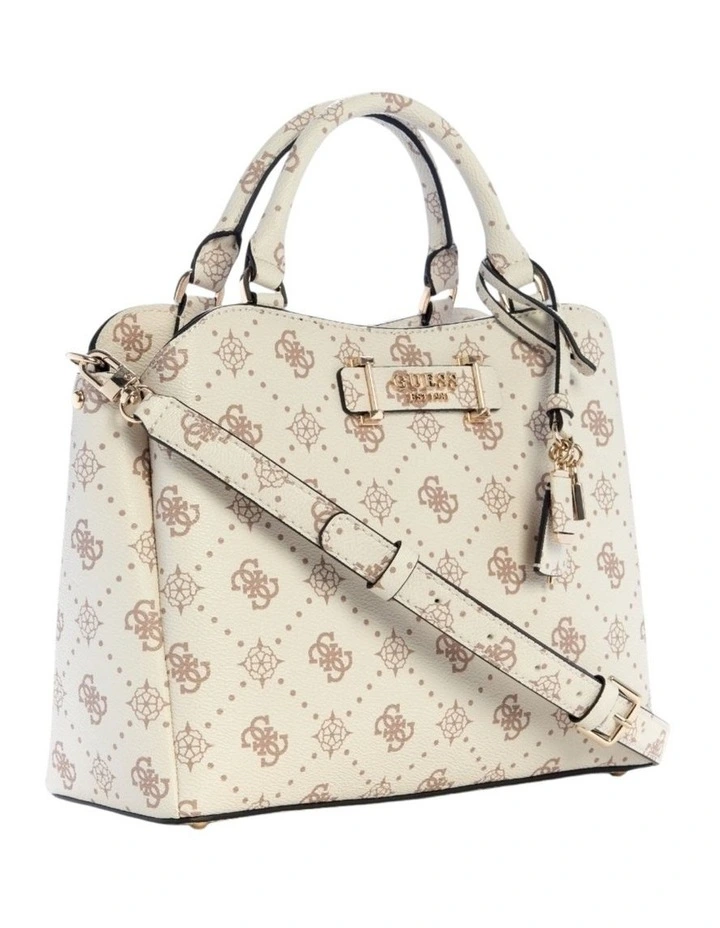 Silia Girlfriend Satchel Bag in Beige image 3