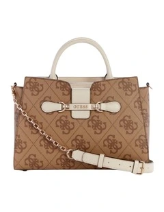 Nolana Girlfriend Satchel Bag in Bone