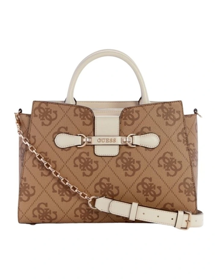 Nolana Girlfriend Satchel Bag in Bone image 1