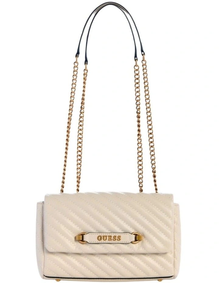 Sela Convertible Crossbody Flap Bag in Bone image 1