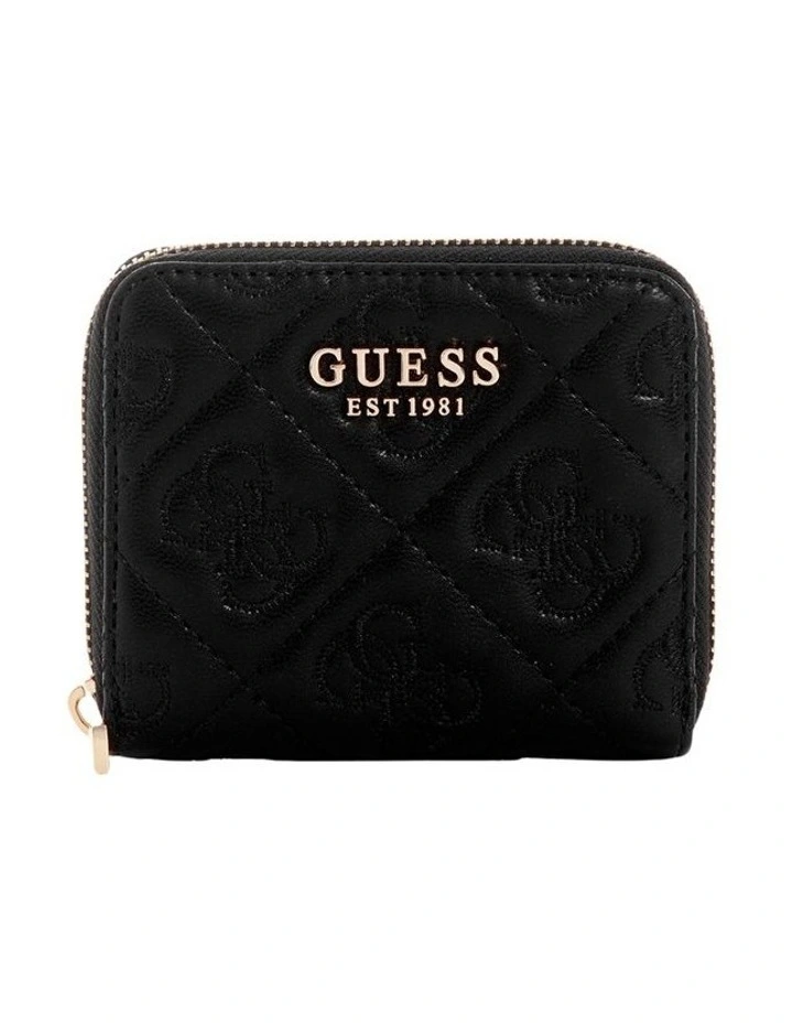 Adelasia Small Zip Around Wallet in Black image 1