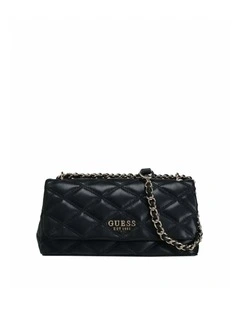 Tamsin Convertible Crossbody Flap in Black