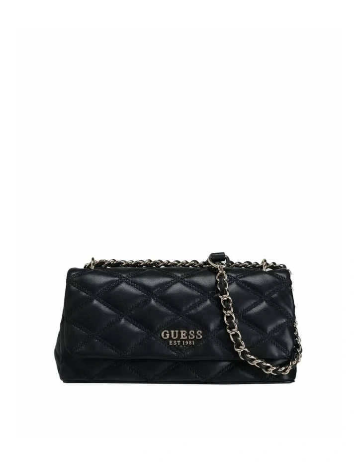 Tamsin Convertible Crossbody Flap in Black image 1