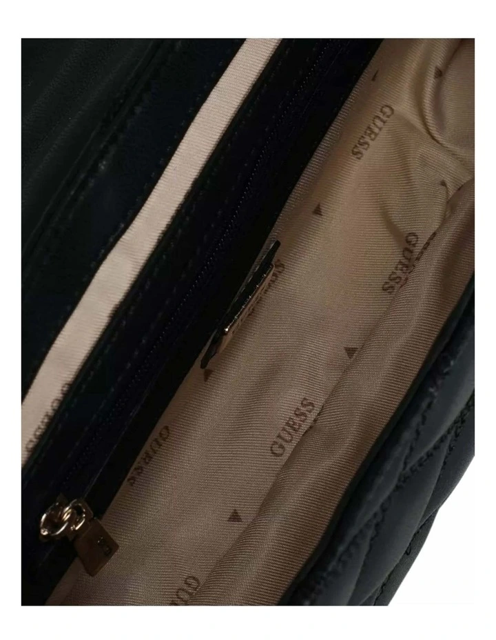 Tamsin Convertible Crossbody Flap in Black image 3