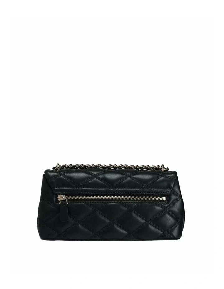 Tamsin Convertible Crossbody Flap in Black image 5