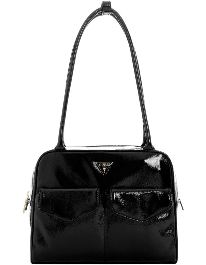 Waldena Shoulder Satchel Bag in Black image 1