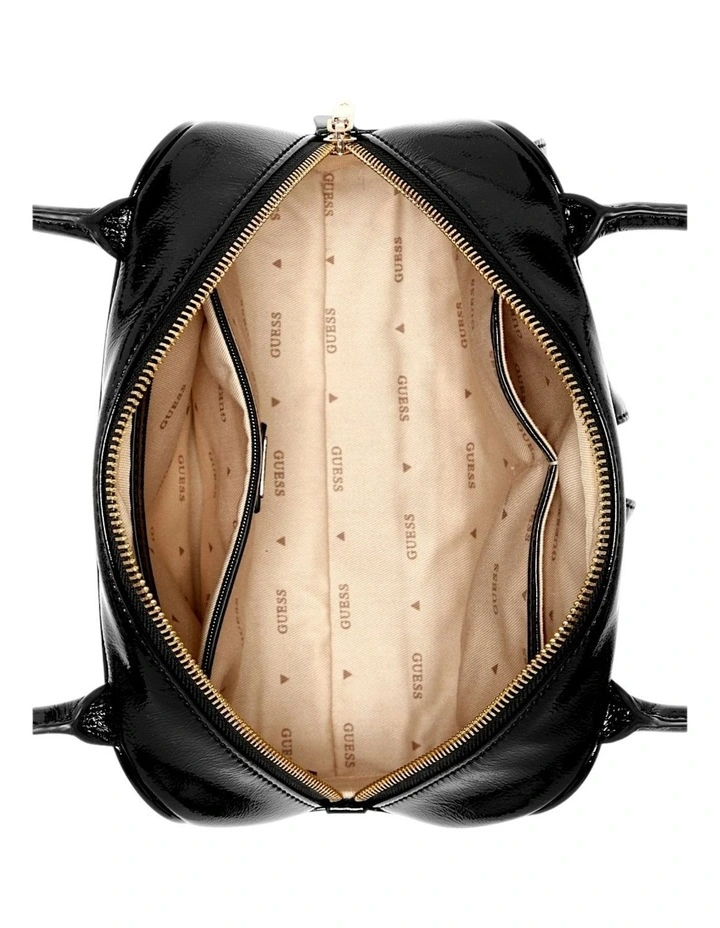 Waldena Shoulder Satchel Bag in Black image 3