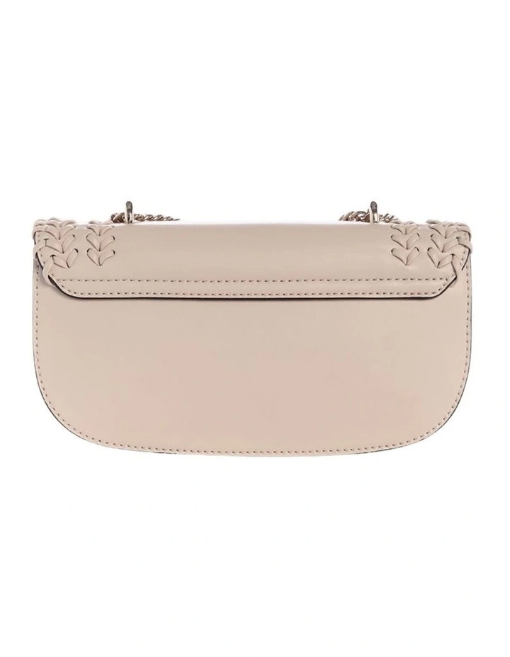 Tatum Convertible Crossbody Flap Bag in Shell image 4