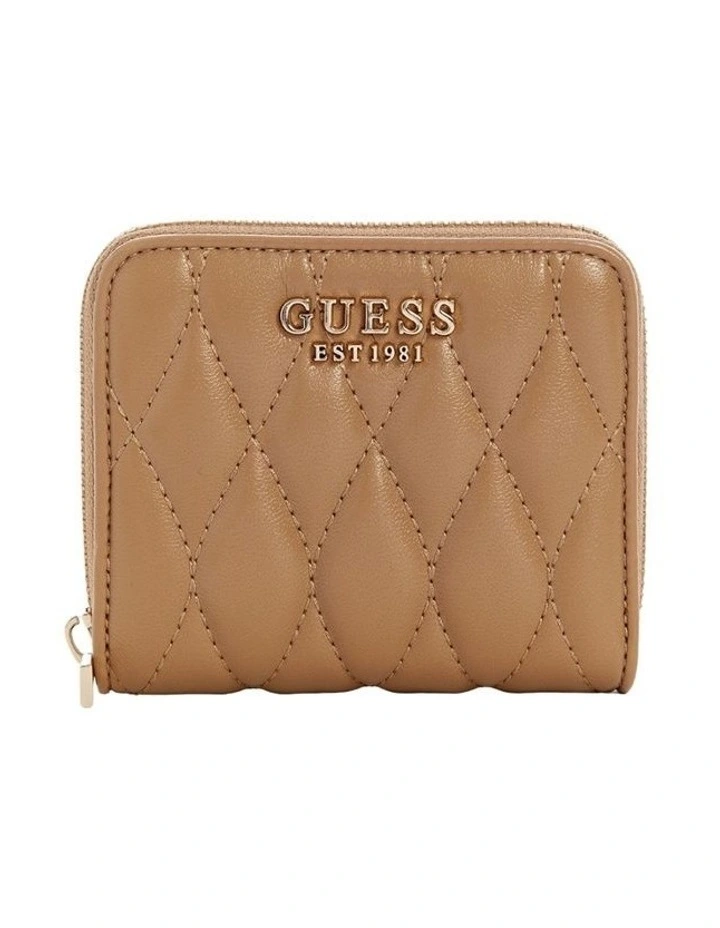 Valla Small Zip Around Wallet in Beige image 1