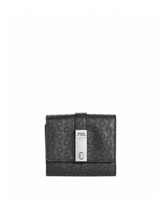 Galya Trifold Wallet in Black