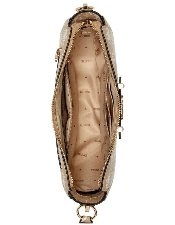 Silia Convertible Shoulder Bag in Biscotti Logo image 3