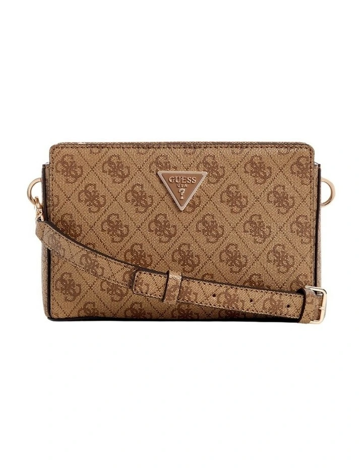 Meridian Crossbody Top Zip in Latte Logo image 1