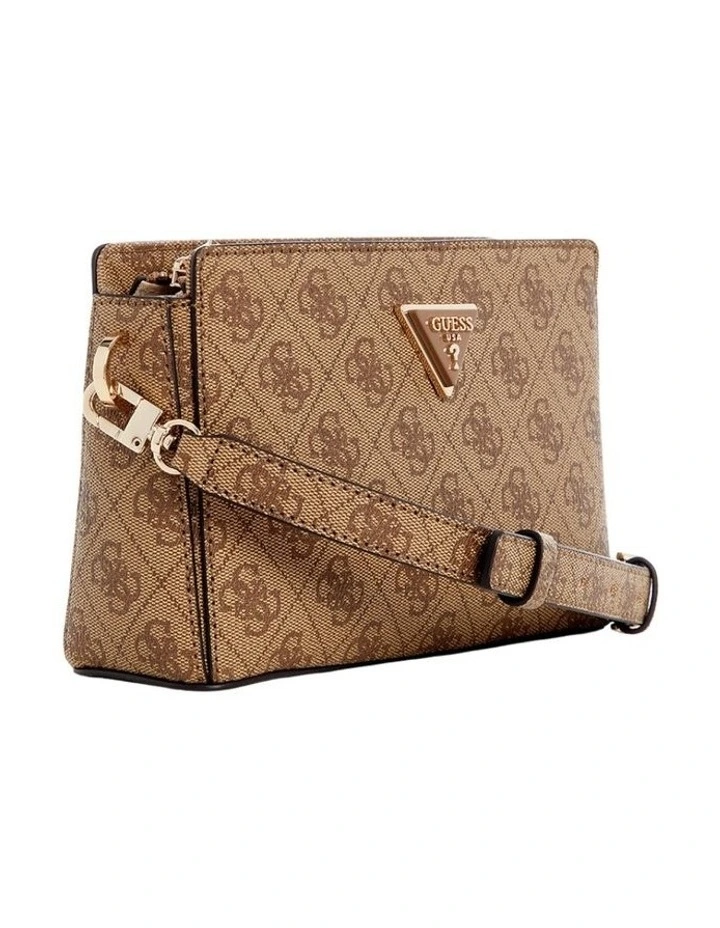 Meridian Crossbody Top Zip in Latte Logo image 2