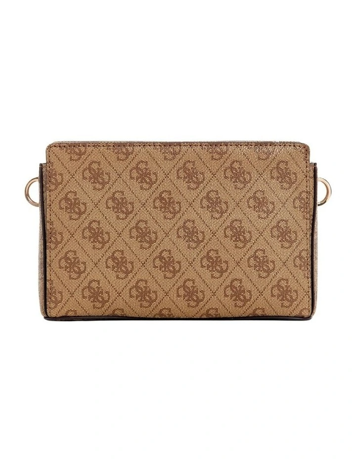 Meridian Crossbody Top Zip in Latte Logo image 4