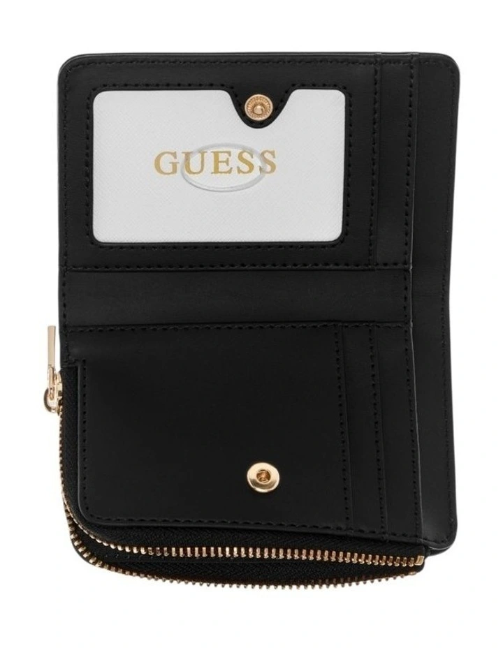 Laurel Zip Around Card Case in Coal Logo image 2