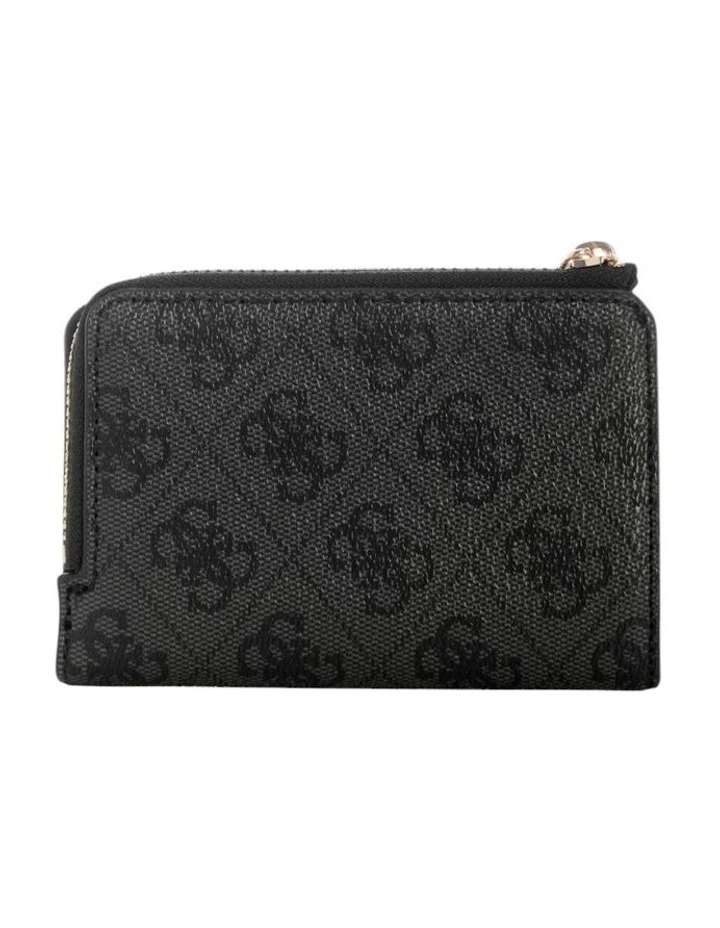 Laurel Zip Around Card Case in Coal Logo image 3