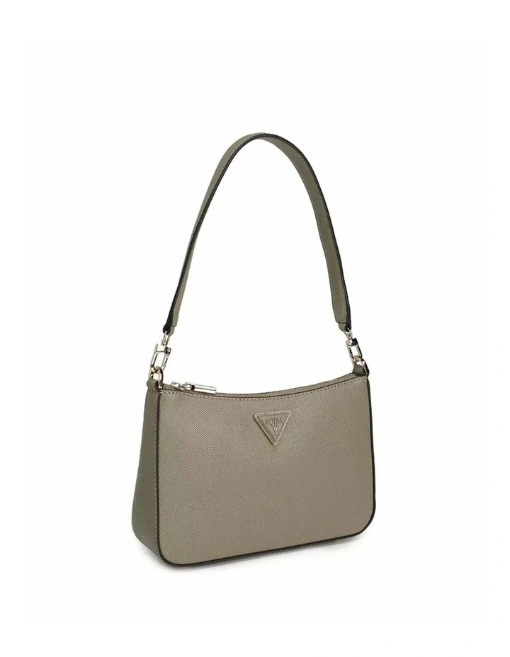 Eco Jazlynn Top Zip Shoulder Bag in Sage image 2