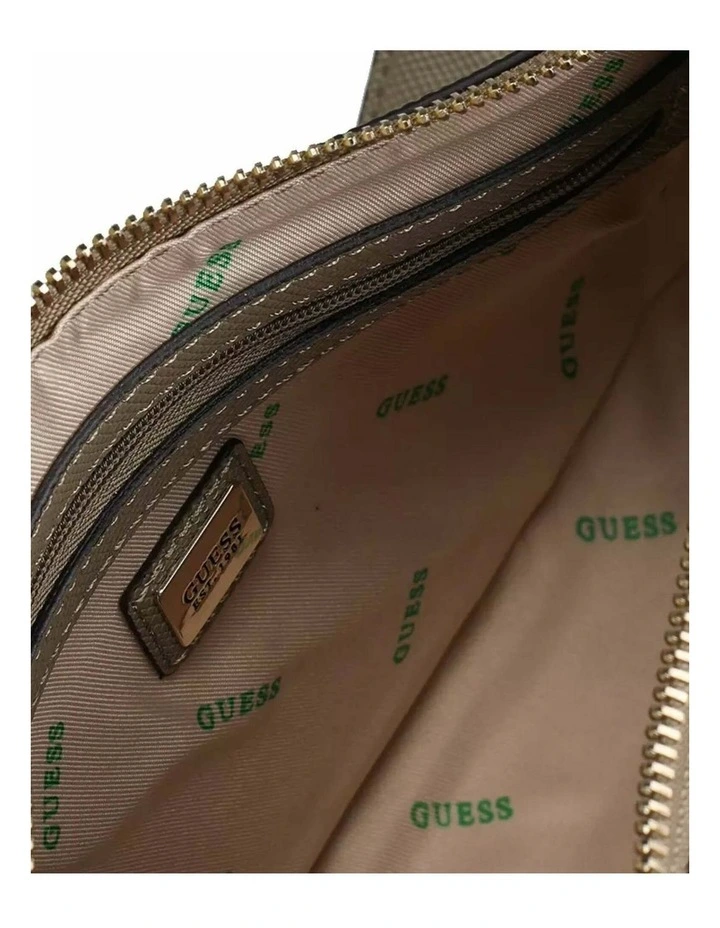 Eco Jazlynn Top Zip Shoulder Bag in Sage image 5