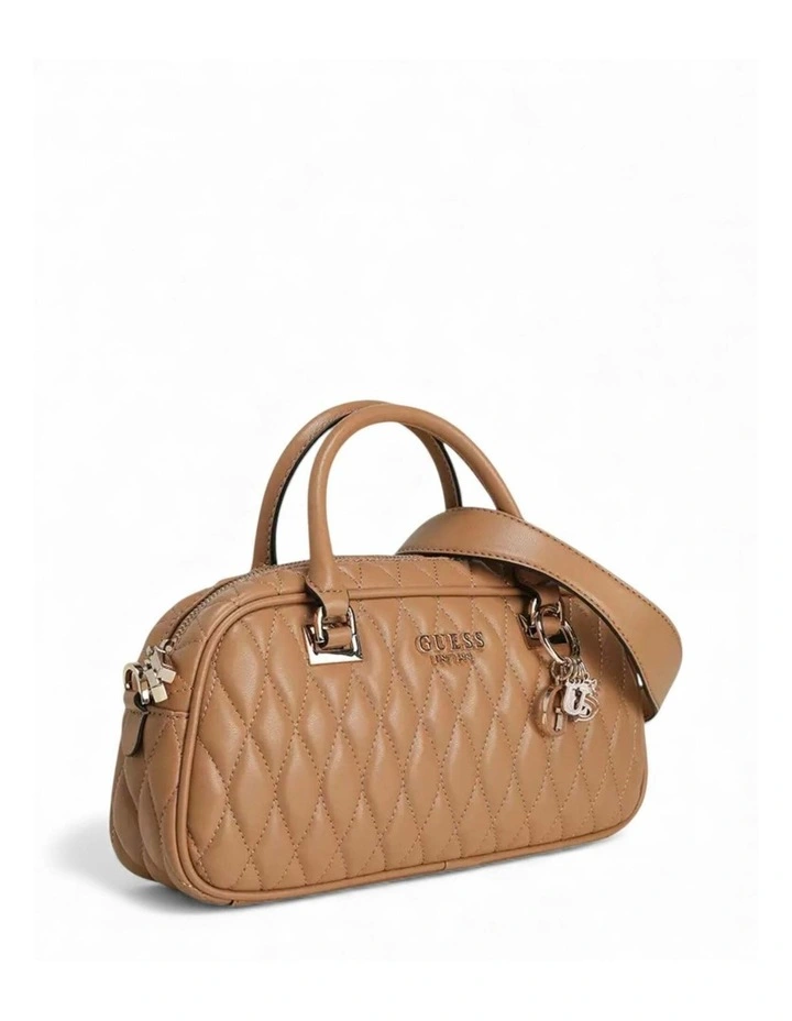Valla Small Satchel Bag in Beige image 2