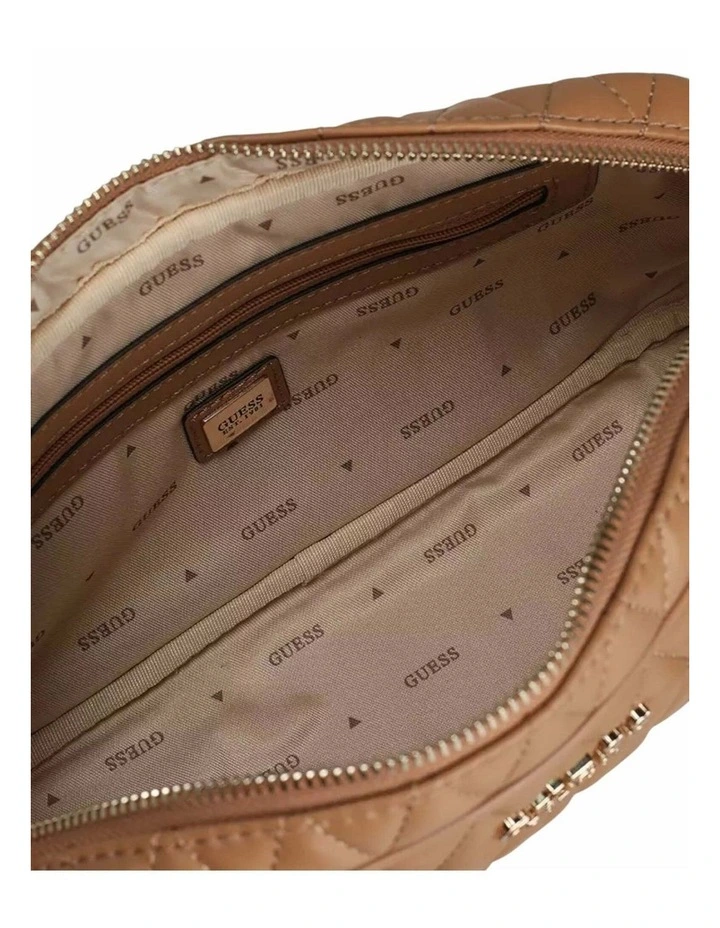 Valla Small Satchel Bag in Beige image 3