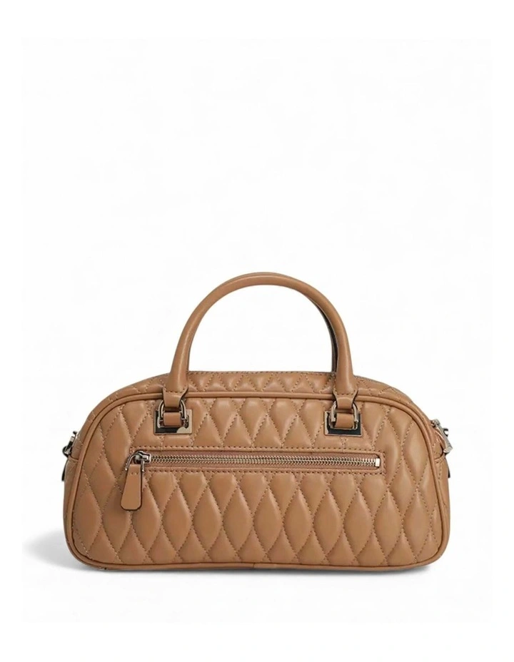 Valla Small Satchel Bag in Beige image 4
