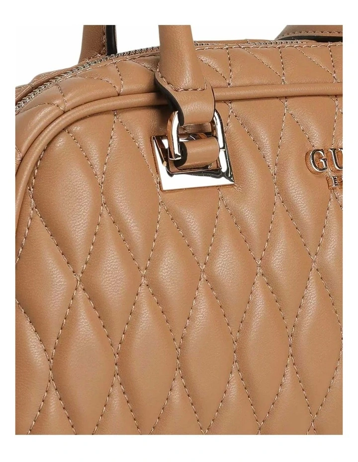 Valla Small Satchel Bag in Beige image 5