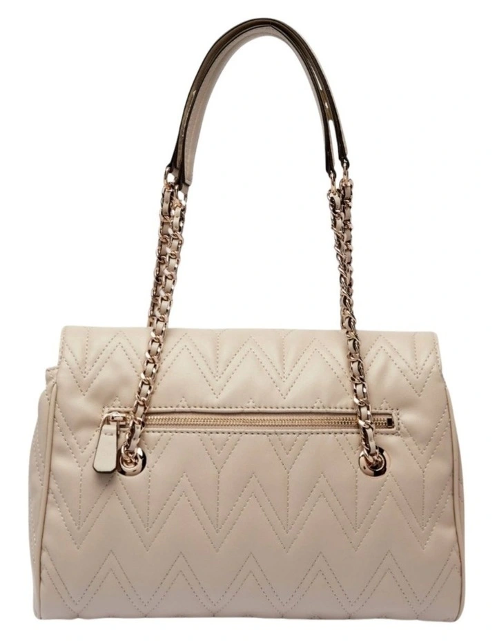 Eda 3 Compartment Satchel Bag in Taupe image 5