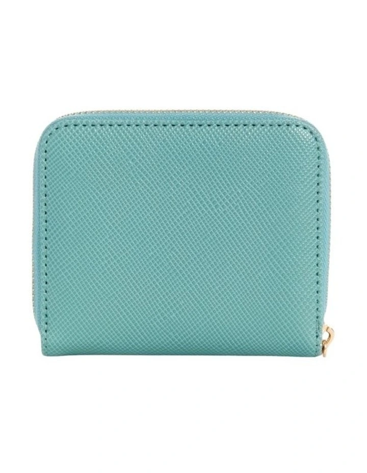 Laurel Small Zip Around Wallet in Teal image 3