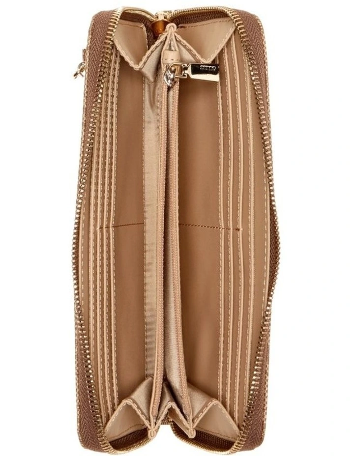 Laurel II Large Zip Around Wallet in Coral Pink image 2