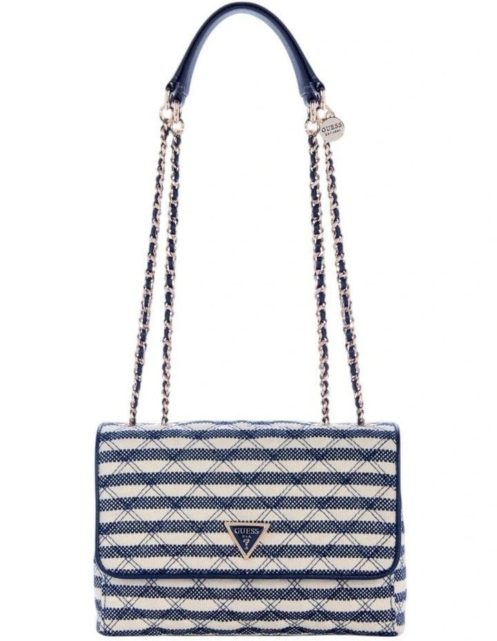 Giully II Convertible Flap Bag in Navy Multi image 1