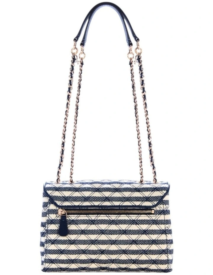 Giully II Convertible Flap Bag in Navy Multi image 3
