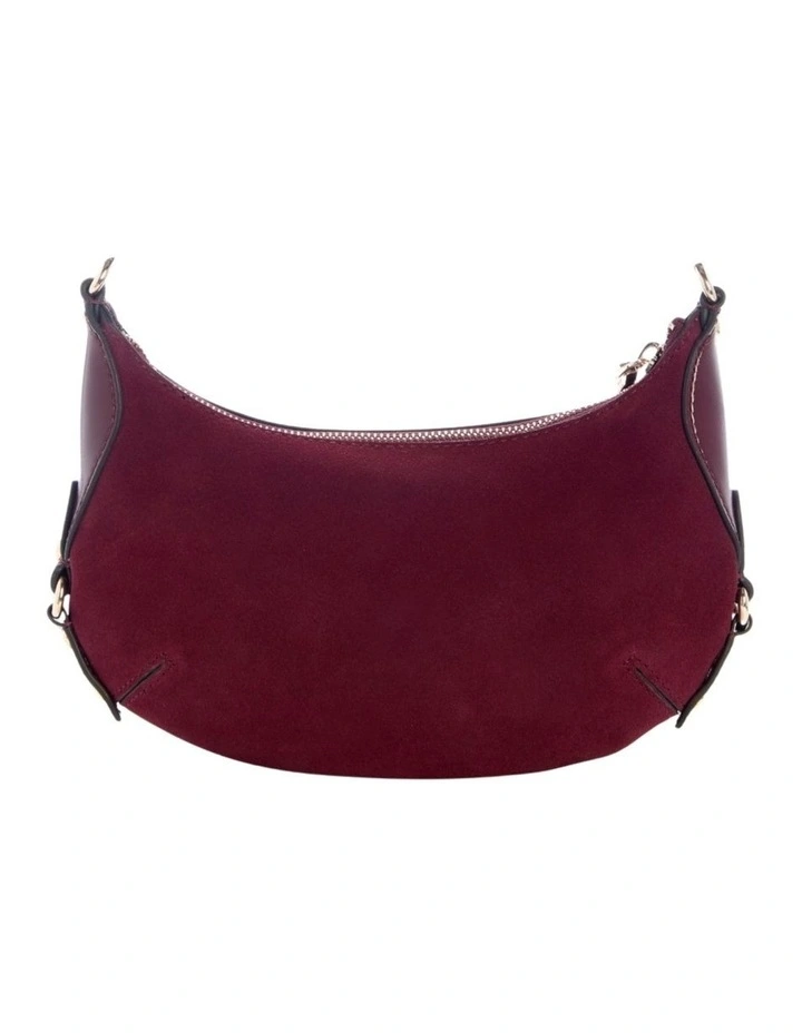 Marsha Suede Mini Crossbody Bag in Red image 4