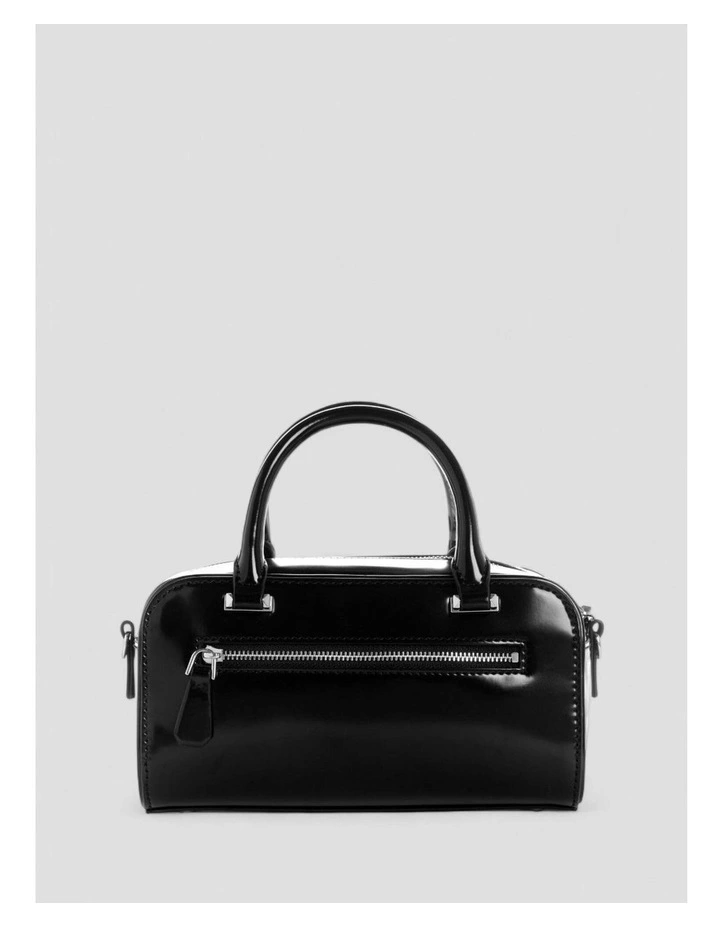 Arnela Mini Satchel Bag in Black image 4
