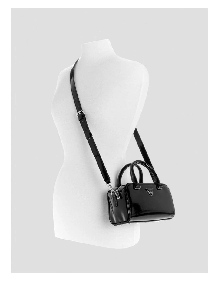 Arnela Mini Satchel Bag in Black image 5