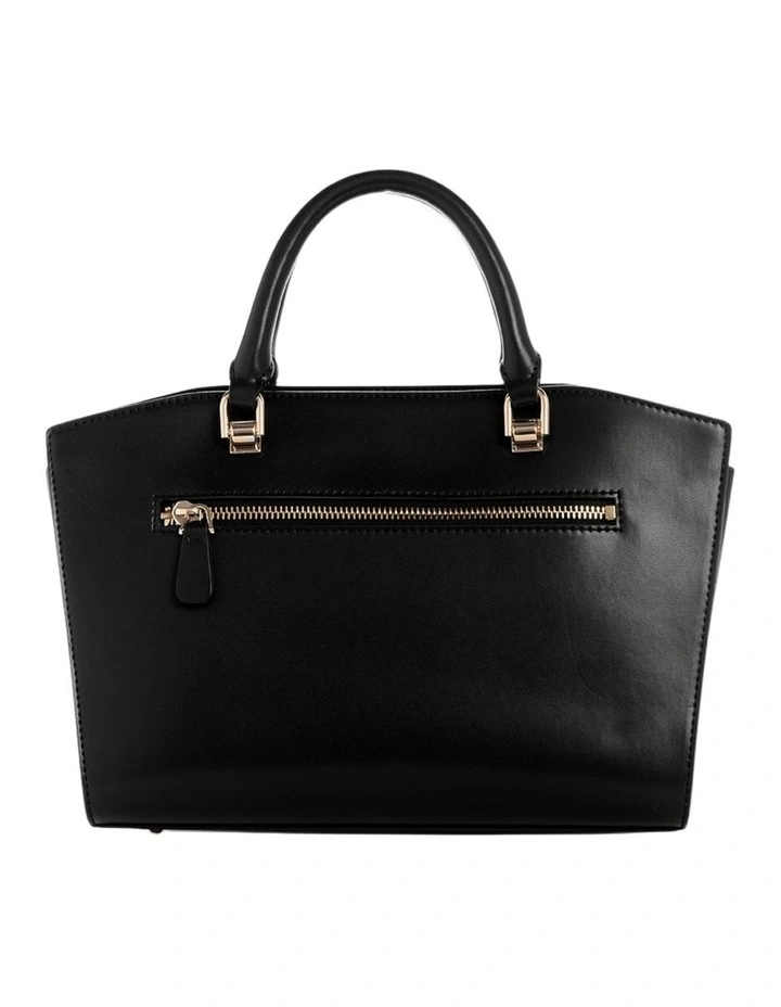 Queensland Luxury Satchel Bag in Black image 4