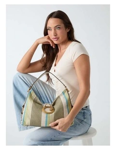 Camden Shoulder Bag in Olive Multi