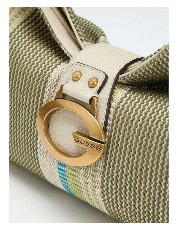 Camden Shoulder Bag in Olive Multi image 4