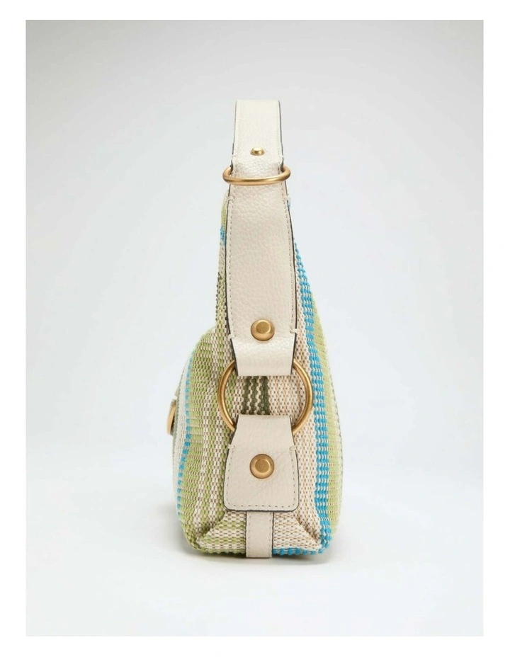 Camden Shoulder Bag in Olive Multi image 6