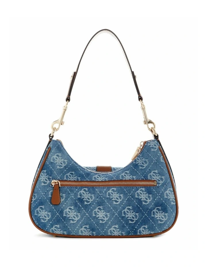 Jessa Shoulder Bag in Denim Logo image 4