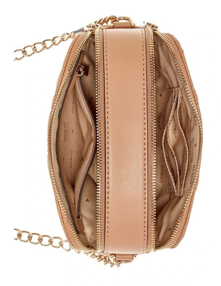 Giully Camera Crossbody Bag in Beige image 3