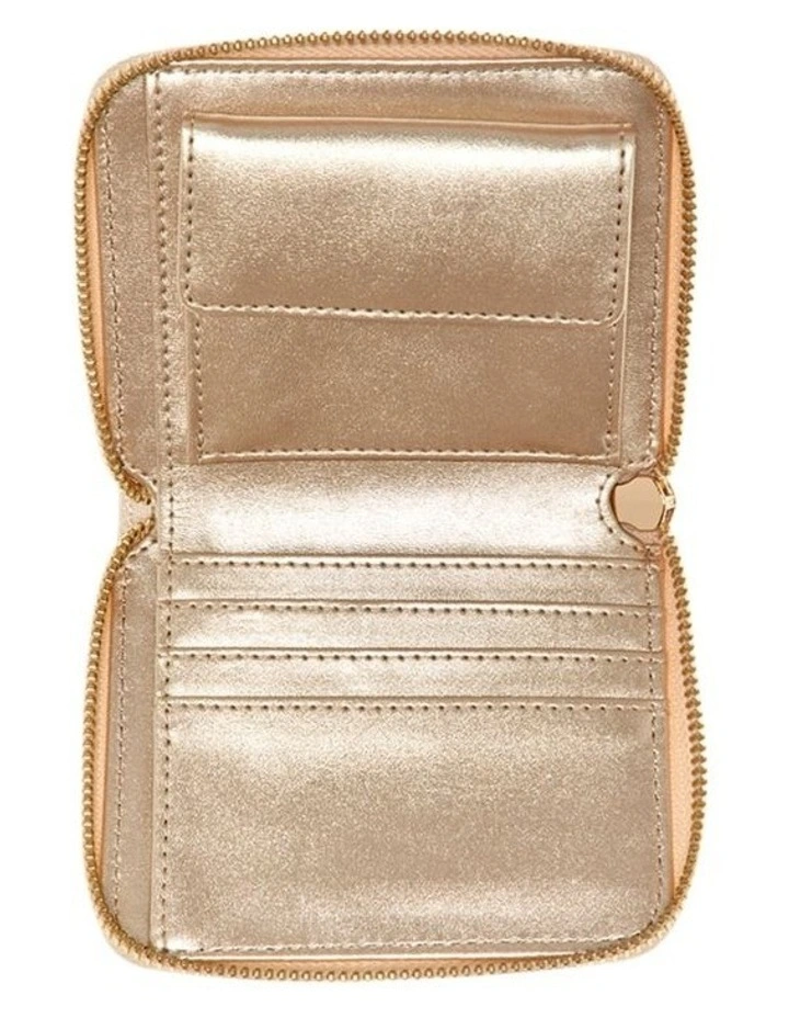 Laurel Small Wallet in Latte Logo image 2