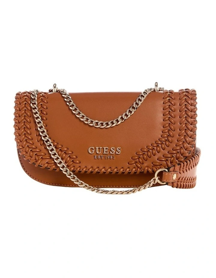 Tatum Convertible Crossbody Flap Bag  in Caramel image 1